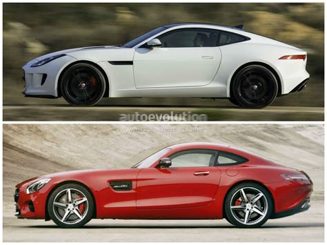 Mercedes AMG GT Vs Jaguar F Type Coupe Photo Comparison Autoevolution