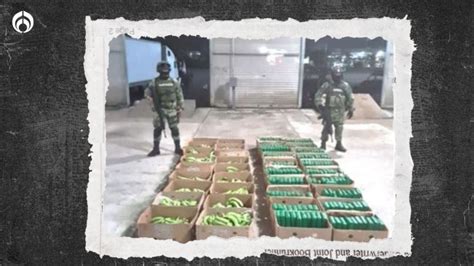 Plátanos con cocaína Sedena confisca 213 kilos de droga en Chiapas