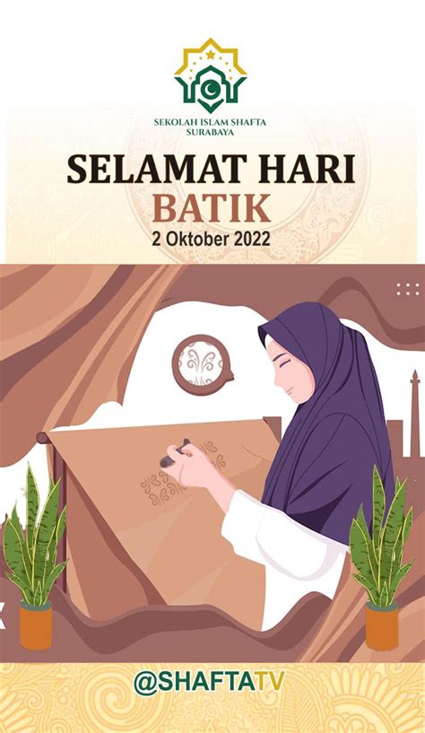 Hari Batik Nasional Sekolah Islam Shafta Surabaya