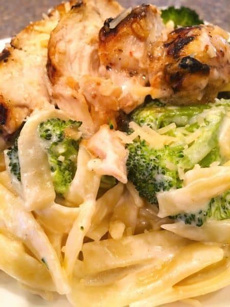 Grilled Chicken Broccoli Alfredo Norines Nest