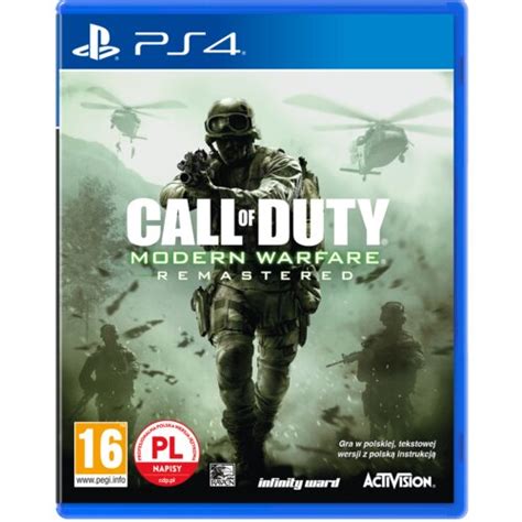 Call Of Duty Modern Warfare Remastered Gra Ps4 Kompatybilna Z Ps5