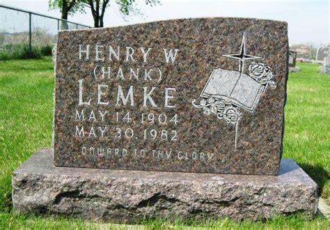 Henry Walter Hank Lemke M Morial Find A Grave