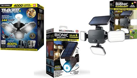 Bell Howell Indoor And Outdoor Lights Bundle Triburst Plus Solar