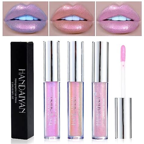 Lishang Farben Glitzer Lippenstift Set Lipgloss M Dchen Glitzer