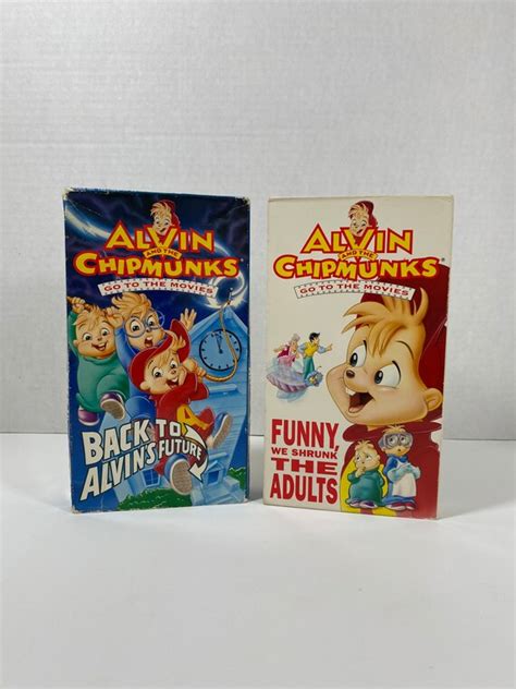 Vintage 1990s Alvin And The Chipmunks VHS Choice Of Back To Etsy