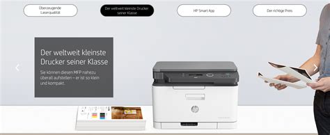 HP Color Laser 178nw Multifunktions-Farblaserdrucker , weiß-grau ...