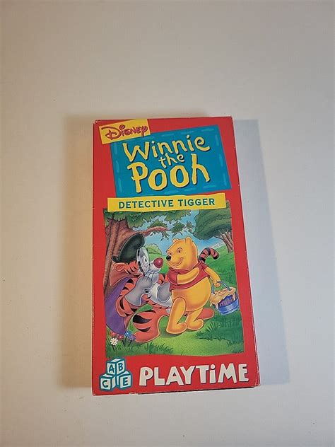 Winnie The Pooh Pooh Playtime Detective Tigger Vhs