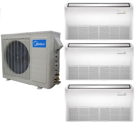 The Best Mini Split Midea 21 Seer 3 Zone Universal Mount Mini Split Heat Pump Ac