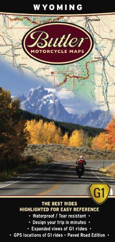 Wyoming Motorcycle Map Butler Motorcycle Maps Reviews Adventure