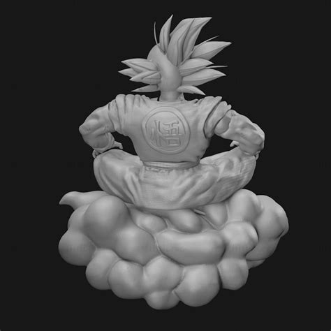 Goku Flying Cloud 3d Print Model Stl