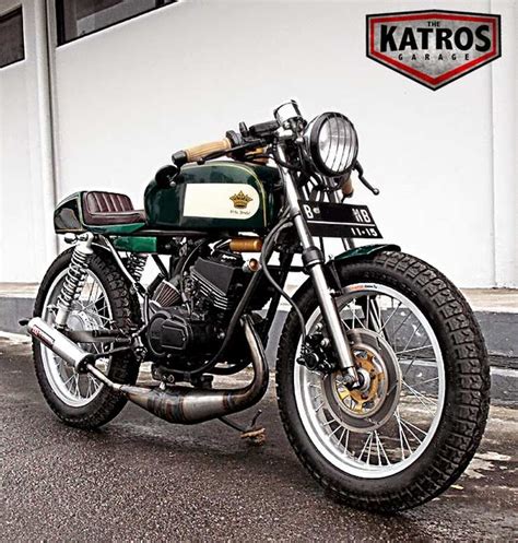 Yamaha Rx 100 Modified To Cafe Racer Amatmotorco