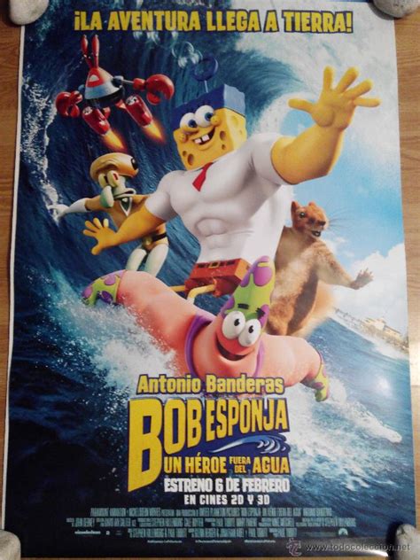 Bob Esponja Aprox X Cartel Original Cine Comprar Carteles Y