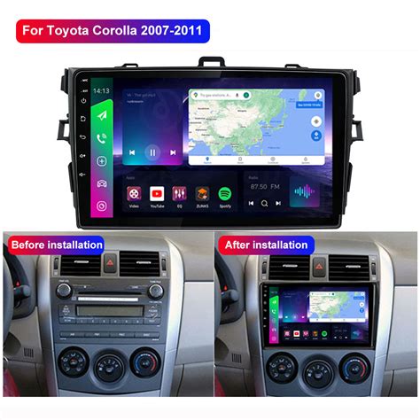 LCD Screen Android Auto Radio Multimedia DVD Player GPS Navigation