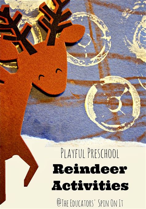 Preschool Reindeer Crafts And Learning Activities From The Educators