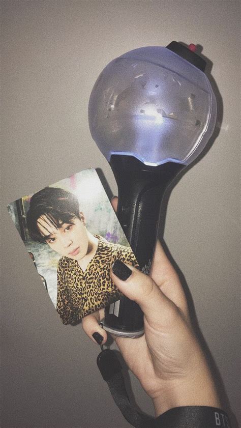 Bts Lightstick Jimin Photocard By Sydney R Catlover041802