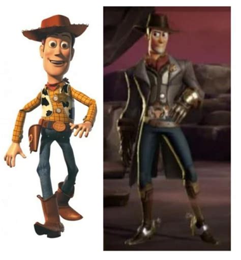 A Comparison Between Woody In The Films And Woody In The Mirrorverse