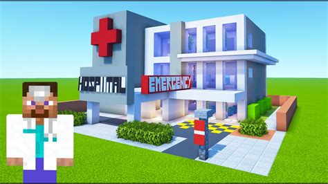 Minecraft Tutorial How To Make A Hospital City Build 2022 YouTube