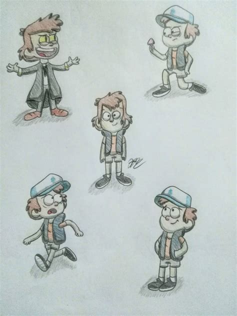 Dipper Sketches 2 By Prinrue On Deviantart