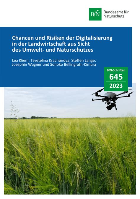 Pdf Chancen Und Risiken Der Digitalisierung In Der Landwirtschaft Aus