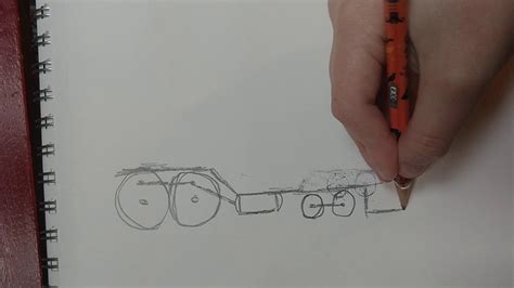 How To Draw An Old Steam Locomotive With Maxwell Youtube