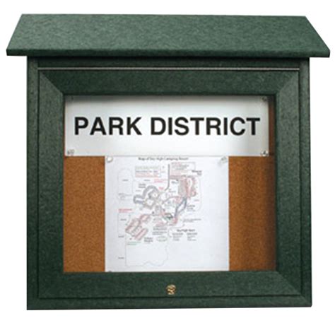 Outdoor Enclosed Mini Cork Bulletin Boards | Schools In