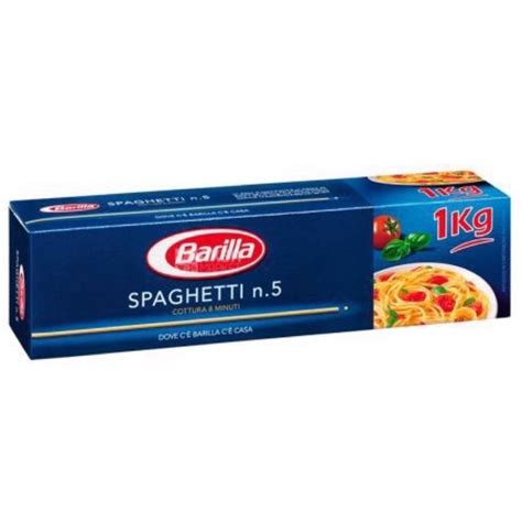 Mỳ ý Barilla Pasta Spahgetti No5 1 Kg Shopee Việt Nam