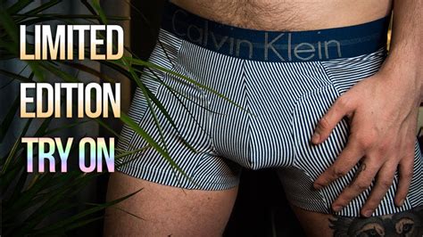 Limited Edition Calvin Klein Mens Underwear Try On Haul Youtube