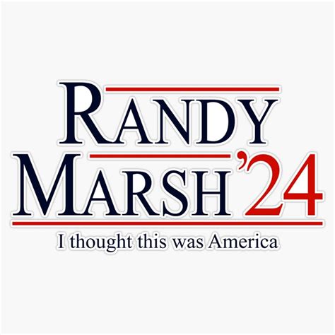 Amazon.com: Randy Marsh '24 for President Sticker Vinyl Decal Bumper ...