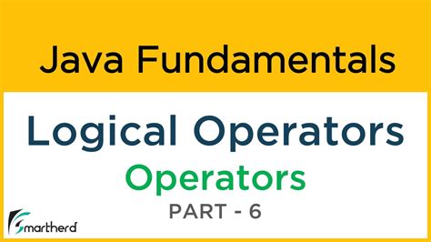 Java Logical Operator Tutorial Java Tutorial For Beginners