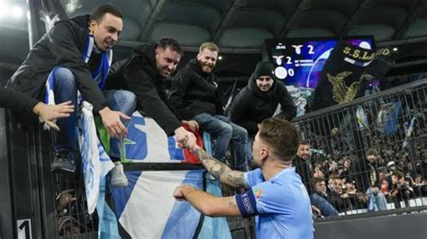 Lazio Immobile Si Ferma Per Venti Giorni Lesione Al Muscolo Della