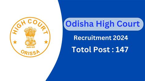 Odisha High Court ASO Recruitment 2024 Notification Out For 147