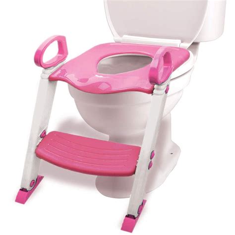 Potty Training Seat Toilet w/Step Stool Ladder & Splash Guard, Kids Toddlers Trainer w/Handles ...