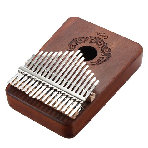 Cega 17 Key Full Solid Veneer Acacia Kalimbas African Thumb Piano