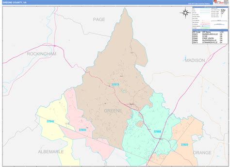 Digital Maps Of Greene County Virginia