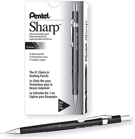 Pentel P200 Lapiseira Preta 0 5 Mm Amazon Br