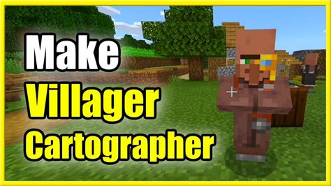 How To Make A Cartographer Villager In Minecraft Best Tutorial Youtube