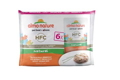 Almo Nature HFC Naturel Blanc De Poulet Pour Chat 6 X 55 Gr