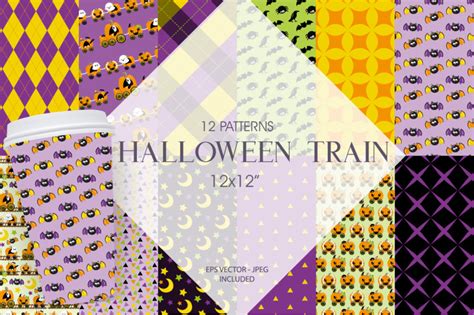 Halloween Train By Prettygrafik Design | TheHungryJPEG