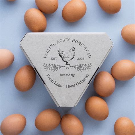 Egg Carton Labels Etsy