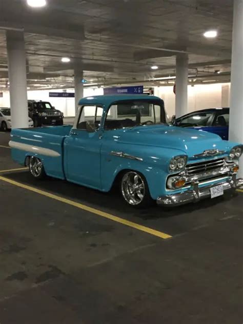 1958 Chevrolet Apache Fleetside SWB Restomod For Sale