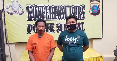 Lelaki Ini Di Ringkus Unit Reskrim Polsek Sunggal Karena Kedapatan Bawa