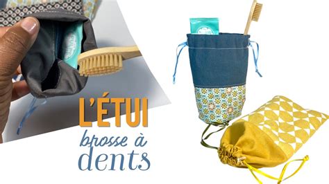 Etui compartimenté pour brosse à dents et dentifrice ultra facile à