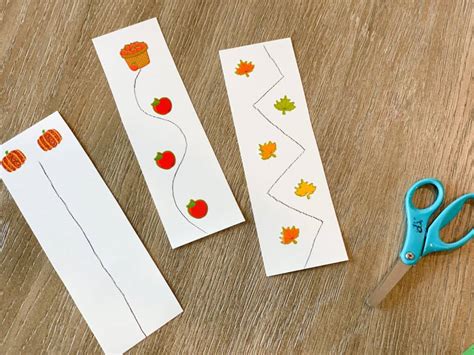 Fall Themed Cutting Practice For Kids Dunamai