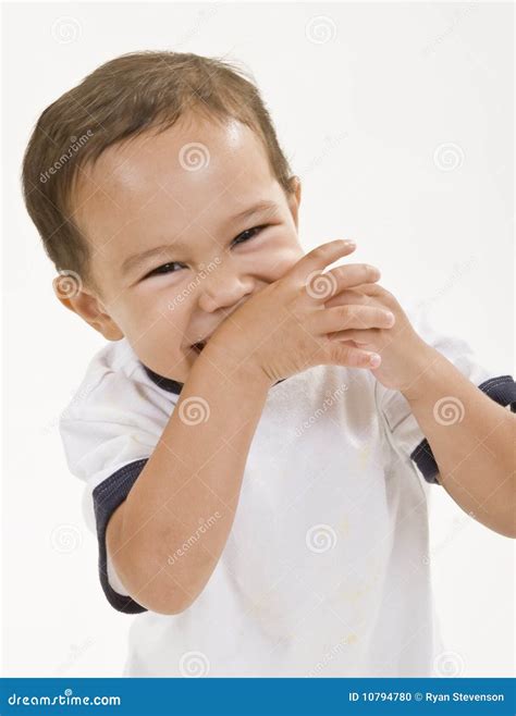 Giggling Boy Stock Photo Image Of Schoolboy Laughing 10794780