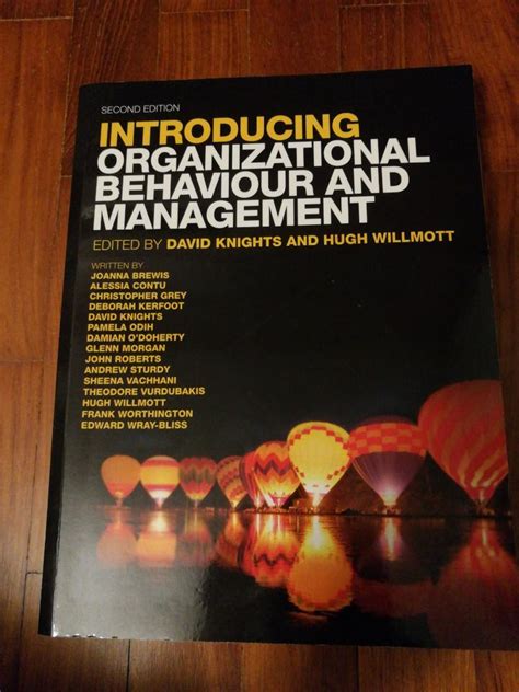 Organizational Behaviour Textbook Hobbies Toys Books Magazines