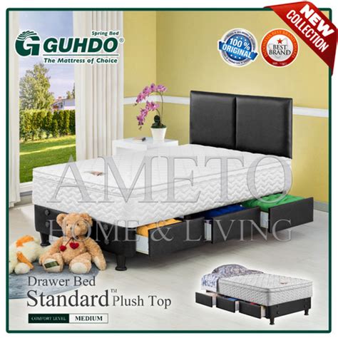 Jual Bed Laci Standard Plush Top X Guhdo Atlantic Full Set