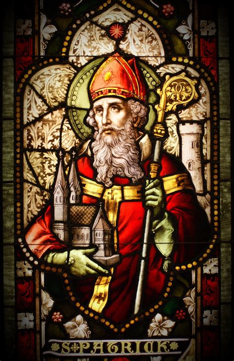 St Patrick Of Ireland Canvas Art Large Wall Decor St Etsy Vitrais