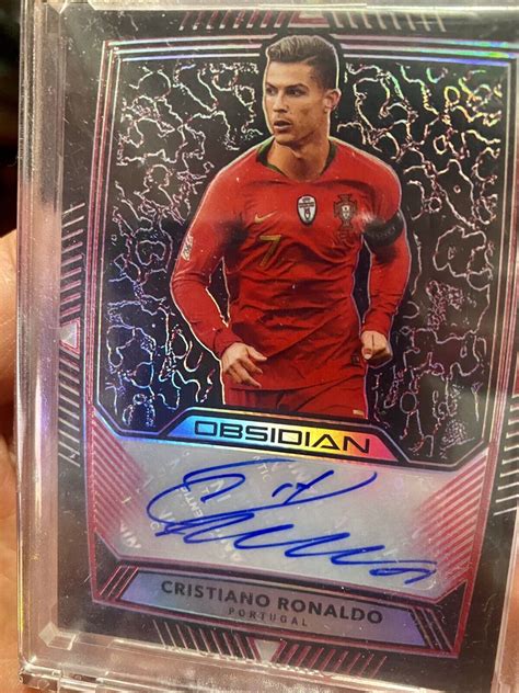 Panini Obsidian Portugal Cristiano Ronaldo Obsidian Autographs