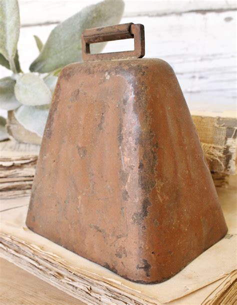 Vintage Cow Bell Large Livestock Barn Salvage Rusty Industrial