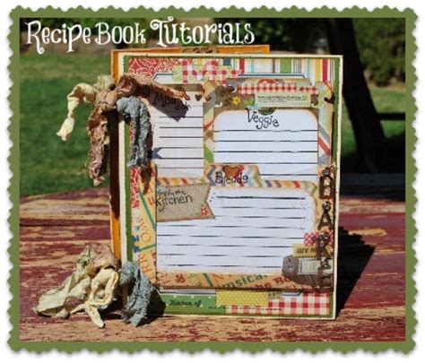 Recipe Mini Album Tutorial Etsy